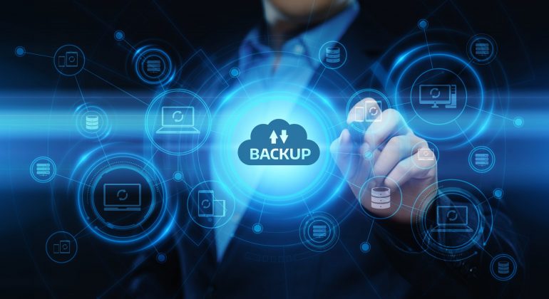 Backup Storage Data Internet Technology Business concept