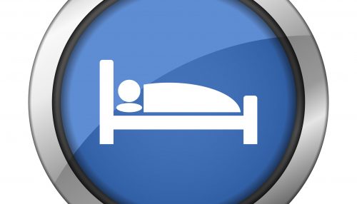 hotel icon bed sign