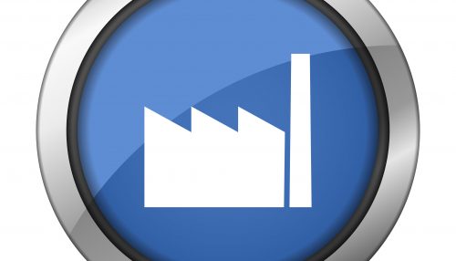 factory icon industry sign manufacture symbol