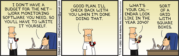 dilbert disaster recovery plan